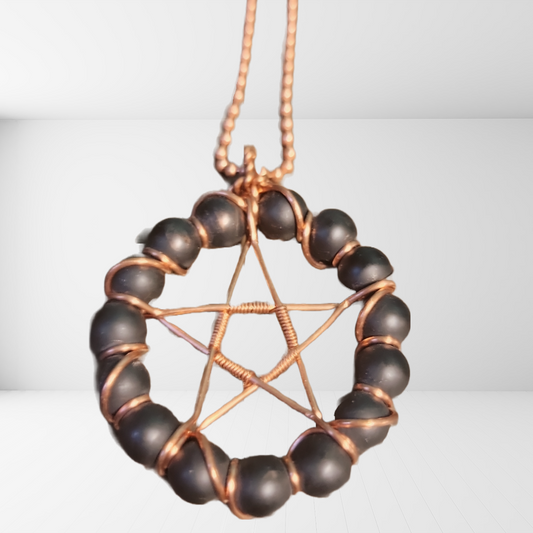 Copper wrapped Pentacle