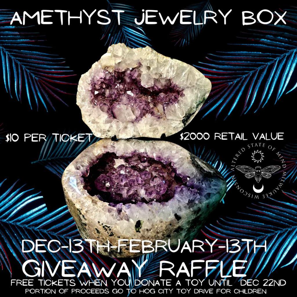 Raffle Ticket for Amethyst Jewelry Box